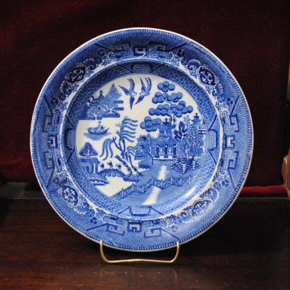 Antique Warranted Staffordshire J.M. & S. Ironstone Dinner Plate - Picture 2 of 14